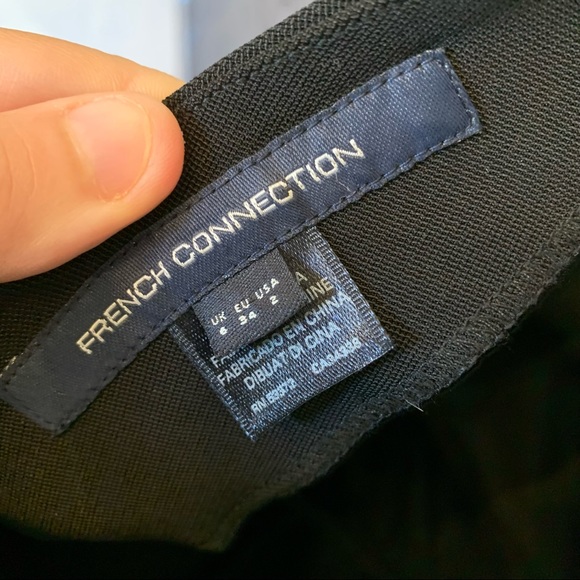 French connection fitted black dress - Picture 5 of 5